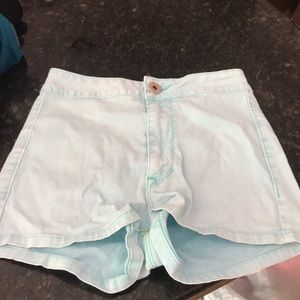 Light blue shorts